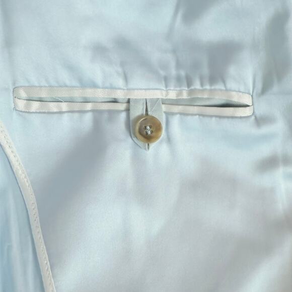 Dolce & Gabbana Light Blue Cotton Blend Blazer Size 46 Authentic Button Closure - Picture 15 of 16